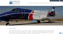 Desktop Screenshot of magna-aviation.com